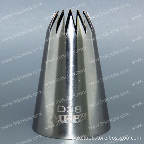 Food grade Stainless steel cake decorating tools, flower piping nozzles with high quality#D38
